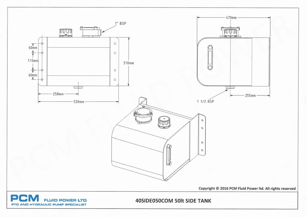 Hydraulic Oil Tanks Diagrams PCM Transport & Handling